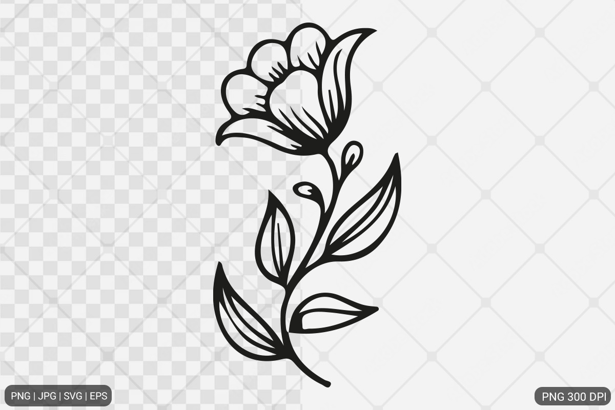 Floral Design SVG PNG Bundle, an Illustration by Actual Pixel (Photo 5 of 22)