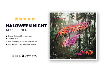 Halloween Night Flyer Template