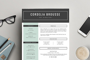 Resume Template 3 Pages, CV Template