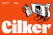 Cilker – Bold Modern Display Font