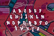 Downtown Street - Graffiti Font, a Font by Arendxstudio (Thumbnail 9 of 9)