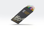 Colored Pencils 12 Pack Mock-Up, a Pens & Pencil Mockup by Se٧enStudio (Thumbnail 5 of 7)