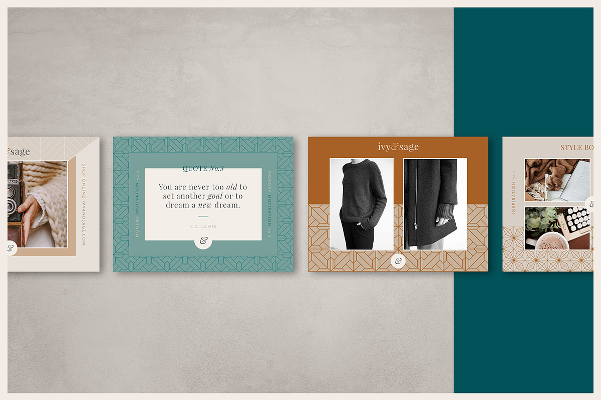 Soirée | Social Media Pack, a Social Media Template by Marigold Studios (Photo 6 of 12)