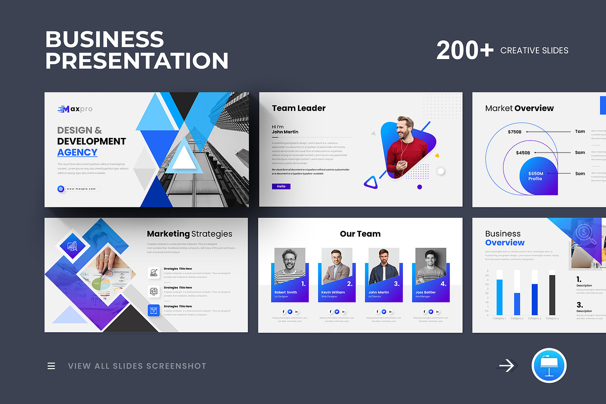 Business Plan Keynote Template, a Presentation Template by GenerousArt (Photo 1 of 23)