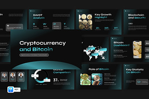 Cryptocurrency Bitcoin Keynote, a Presentation Template by Loin Studio