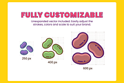 50 Vegetable Produce Icons, a Solid Icon by Flat Icons (Thumbnail 3 of 7)