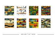 On The Farm Retro Art Style Patterns, a Pattern Graphic by karenfoleyphoto (Thumbnail 11 of 18)