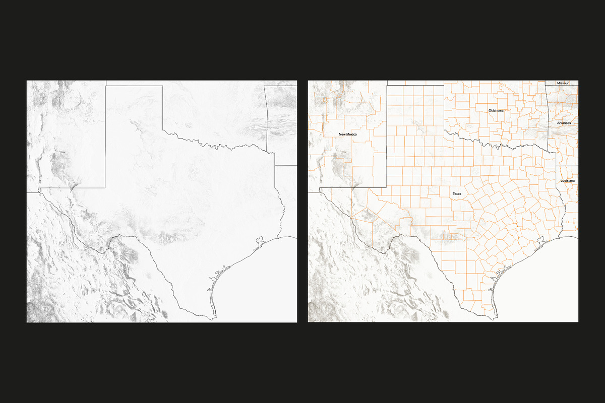 Texas Relief Map, a Graphic by Fucina™ (Photo 3 of 4)