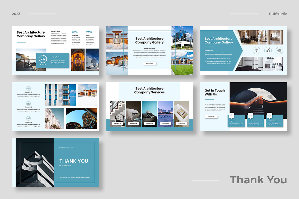 Architecture Keynote Template, a Presentation Template by fluffstudio (Photo 4 of 4)