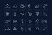 London Icon Art Set, an Outline Icon by Prosymbols (Thumbnail 6 of 8)