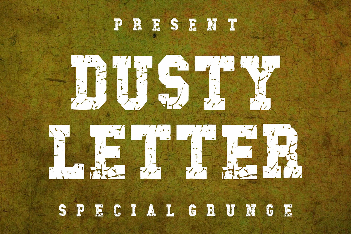 Dusty Letter, a Slab Serif Font by Limited.studio (Photo 1 of 5)