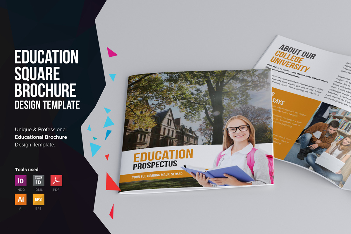 Education Square Prospectus, a Brochure Template by Miyaji75 (Photo 1 of 22)