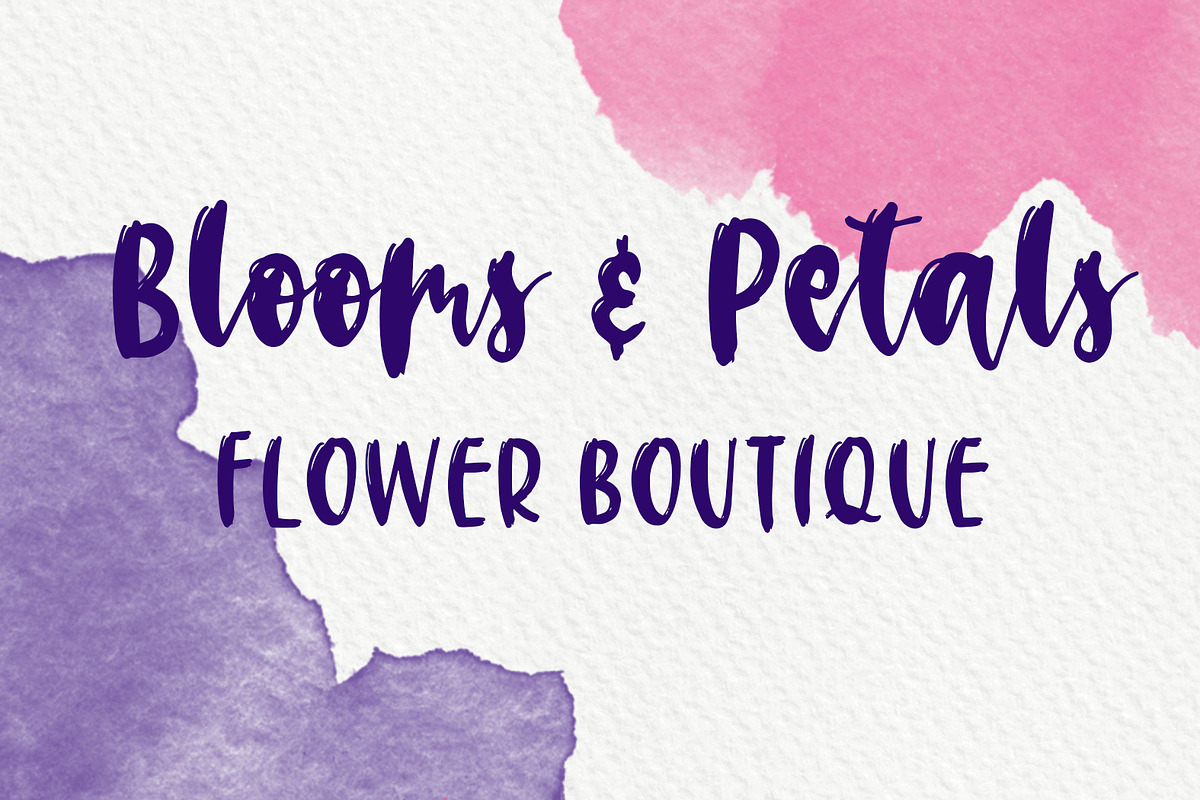 Stormwater Brush Font preview 4