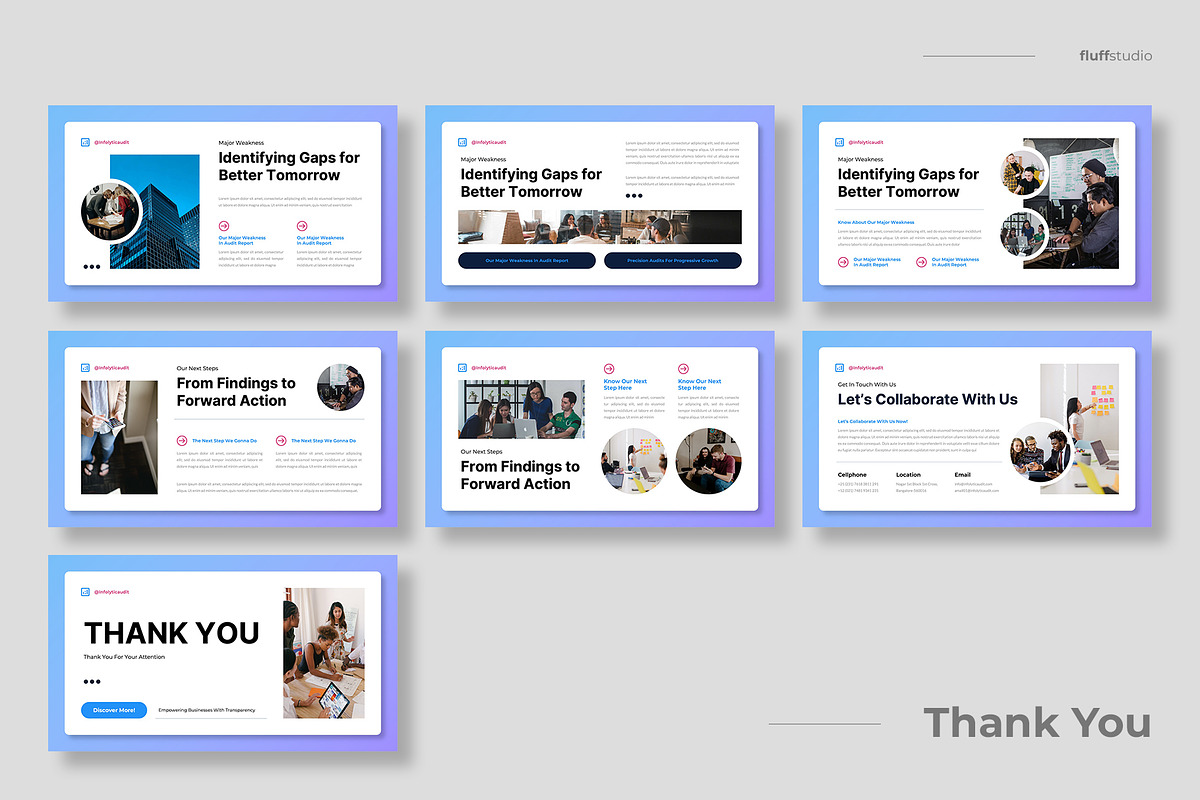 Audit Report Keynote Template, a Presentation Template by fluffstudio (Photo 4 of 4)