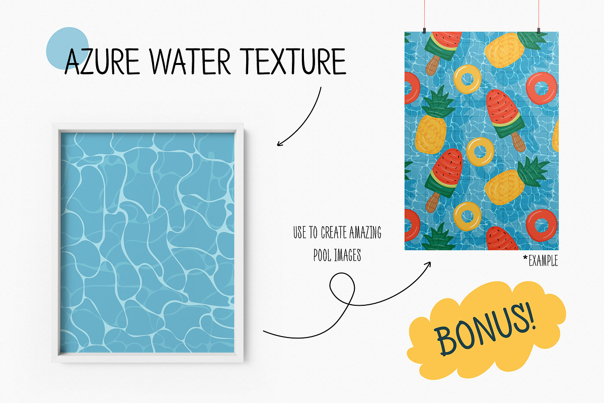 Summer vector clipart & pattern, a Seasonal Illustration by Valerie (Photo 6 of 7)