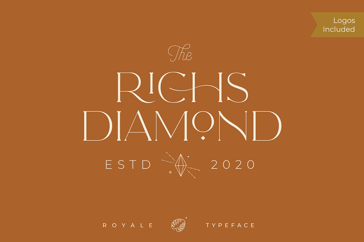 Royale Luxurious Typeface + LOGOS, a Serif Font by Creative Corner (Photo 11 of 28)