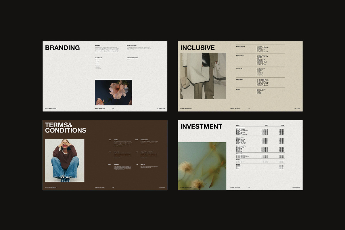 BLEU | Brand Proposal, a Magazine Template by Studio Brand (Photo 3 of 13)
