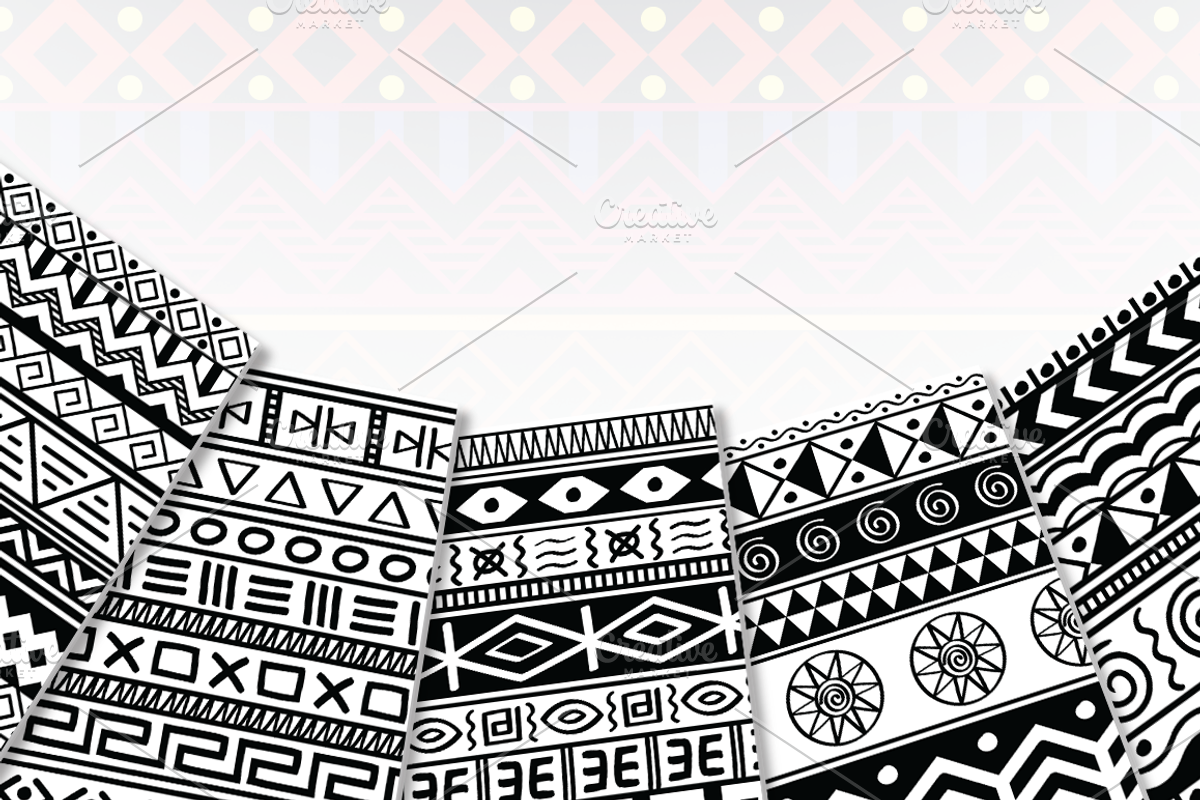 20 Tribal Patterns Seamless Vector, a Pattern Graphic by wowpatterns (Photo 4 of 6)