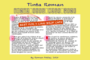 TintaRoman font BUNDLE, a Script Font by Inkoteka (Thumbnail 5 of 8)