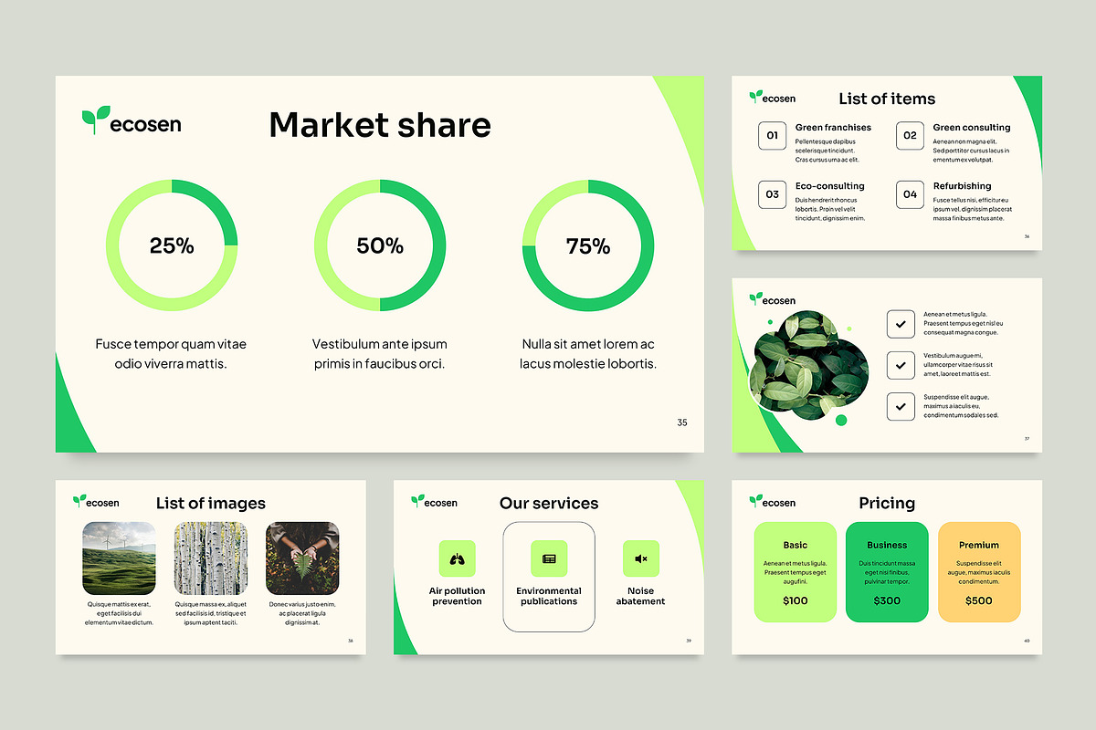 Presentation Ecology, a Presentation Template by TemplatesNow! (Photo 3 of 13)