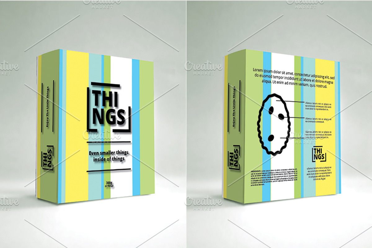 3 Colorful Box Designs, a Templates & Theme by MHLY
