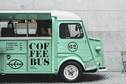 Citroen Food Truck Mockup, an Advertising Mockup by Mocklux (Thumbnail 1 of 2)