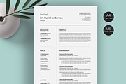Professional Resume/CV, a Resume Template by SlideCo (Thumbnail 1 of 7)