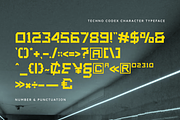 Techno Codex | Aggressive Future, a Sans Serif Font by Masyafi Studio (Thumbnail 6 of 8)