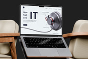 Audio E-Commerce Landing Page, a Landing Page Template by Glyphminds Studios (Thumbnail 2 of 3)