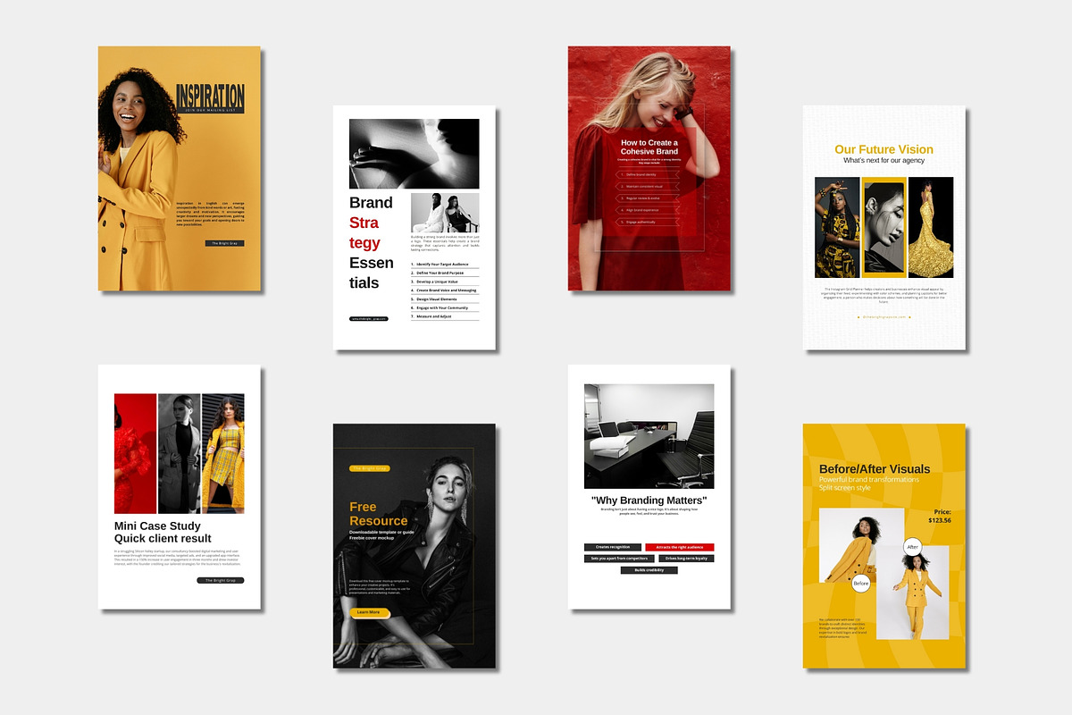 80 Canva Pinterest Pins Templates Pack preview 5