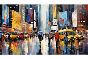 energetic busy pop art ai generated, an Arts & Entertainment Photo by pikepicture