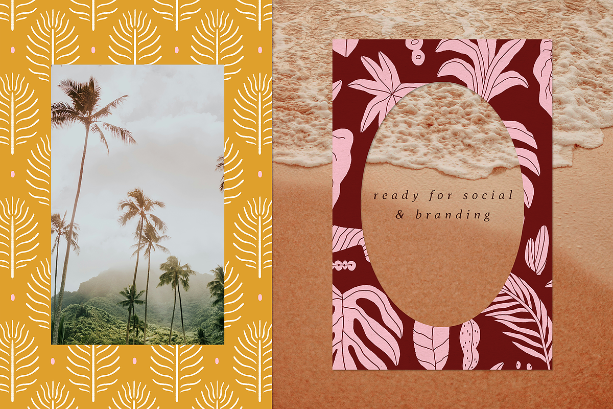 Terra bohemia. Backgrounds & frames, a Background Graphic by kondratya (Photo 4 of 14)