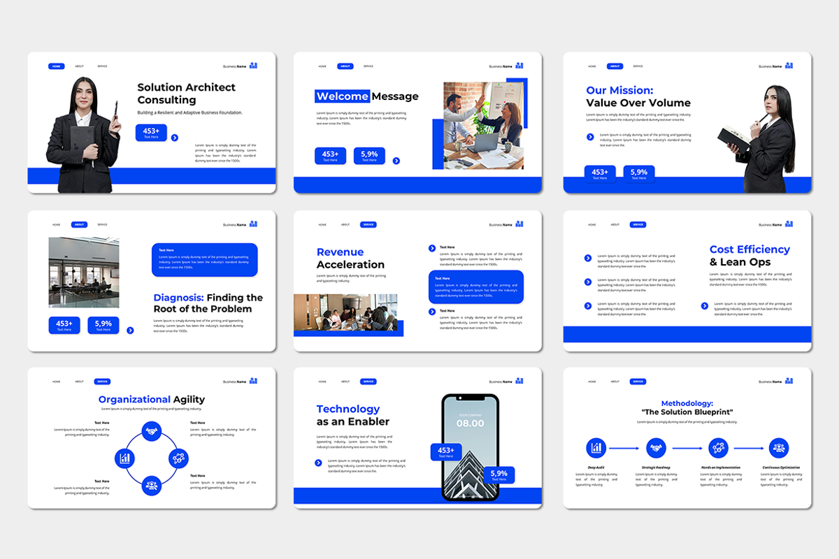 Architect Consulting - Google Slides, a Presentation Template by QR Design Studio (Photo 2 of 3)