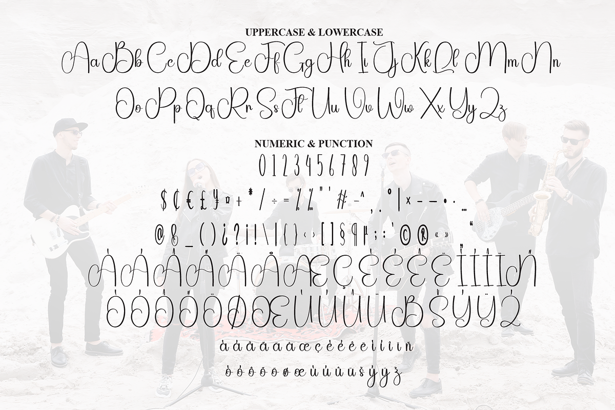 Band | Script Font, a Handwritten Font by Scratchones (Photo 7 of 9)