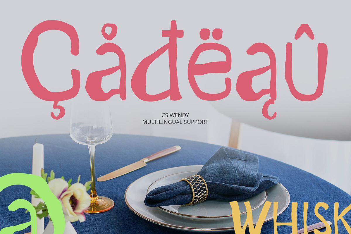CS Wendy – Etchy Font, a Sans Serif Font by Craft Supply Co. (Photo 7 of 8)