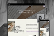 Showit Website Template, a Websites & App Template by Amaré Creative (Thumbnail 1 of 8)