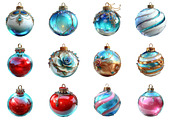 Minimalist Christmas Ornament Clipar, an Illustration by Designworld (Thumbnail 3 of 4)