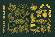 Valegan Font - Bonus Illustration, a Font by Letterhend Studio (Thumbnail 5 of 12)