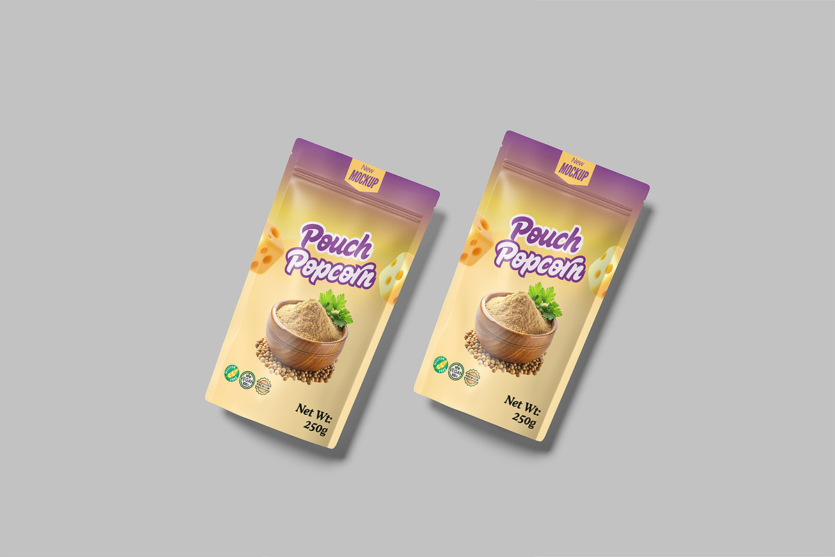 High Quality Pouch Packaging Mockup, a Packaging Mockup by lamorastudio (Photo 11 of 11)