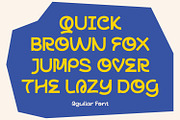 Aguilar - Playful Display, a Sans Serif Font by Haps Space (Thumbnail 10 of 14)