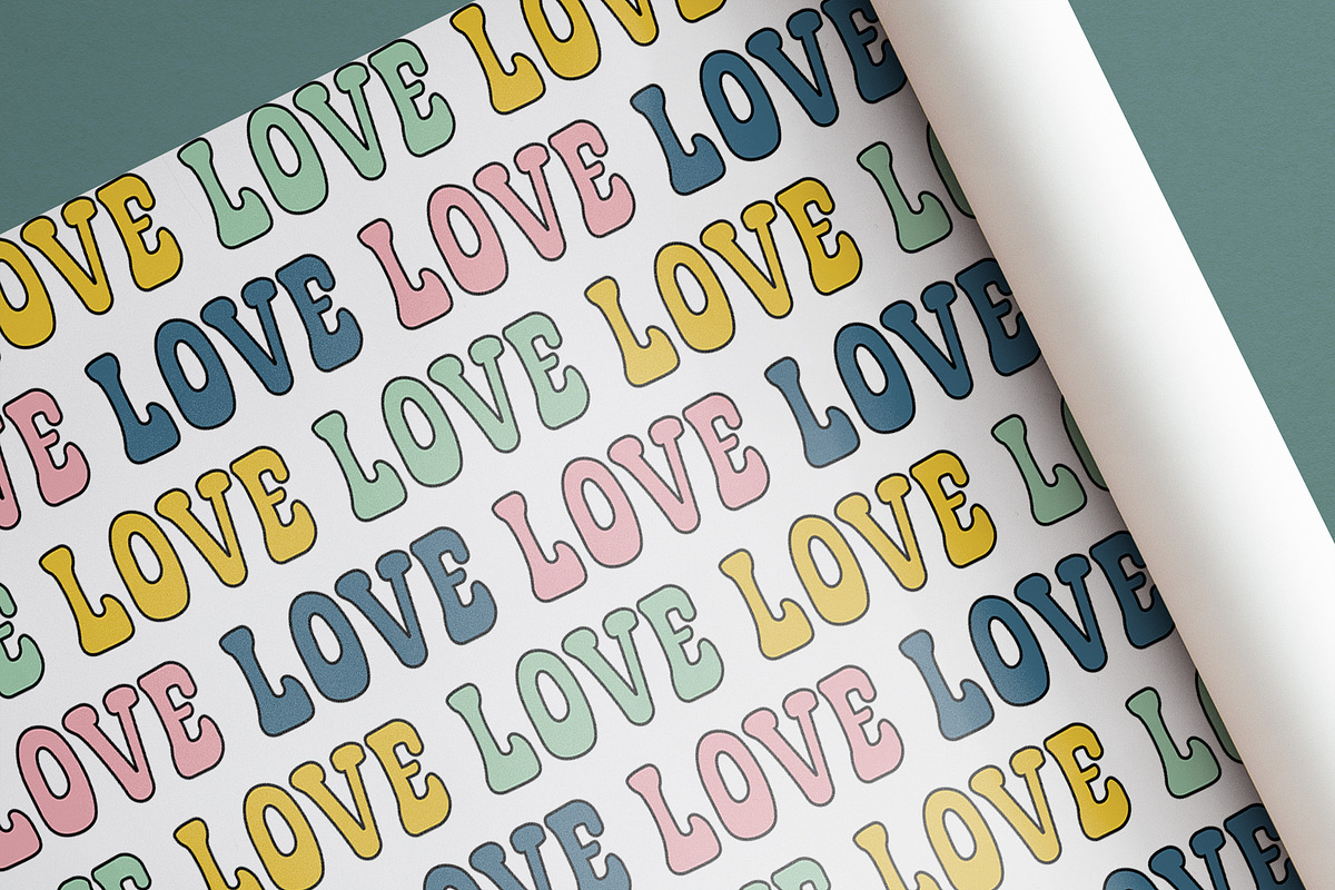 Groovy seamless patterns set, a Pattern Graphic by Swetsol (Photo 4 of 10)