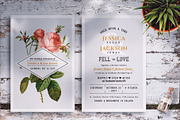 FLOWER WEDDING INVITATION, an Invitation Template by Totem Invitation House (Thumbnail 2 of 4)