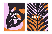 Tropical leaf posters, cards set, a Decorative Illustration by Good Studio (Thumbnail 3 of 14)