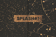 9 Macro Golden Paint Textures, a Texture Graphic by measyn (Thumbnail 8 of 14)