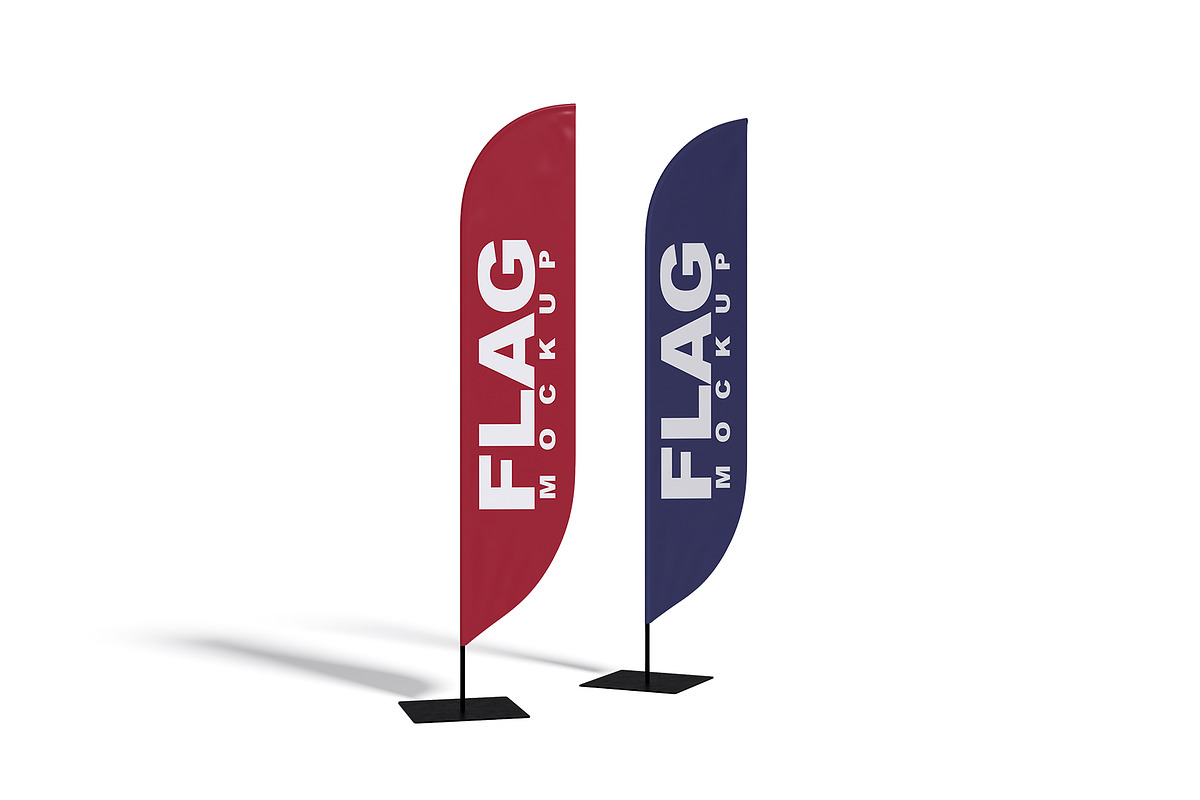 Flag Mockup, an Advertising Mockup by mockupbuys (Photo 26 of 26)