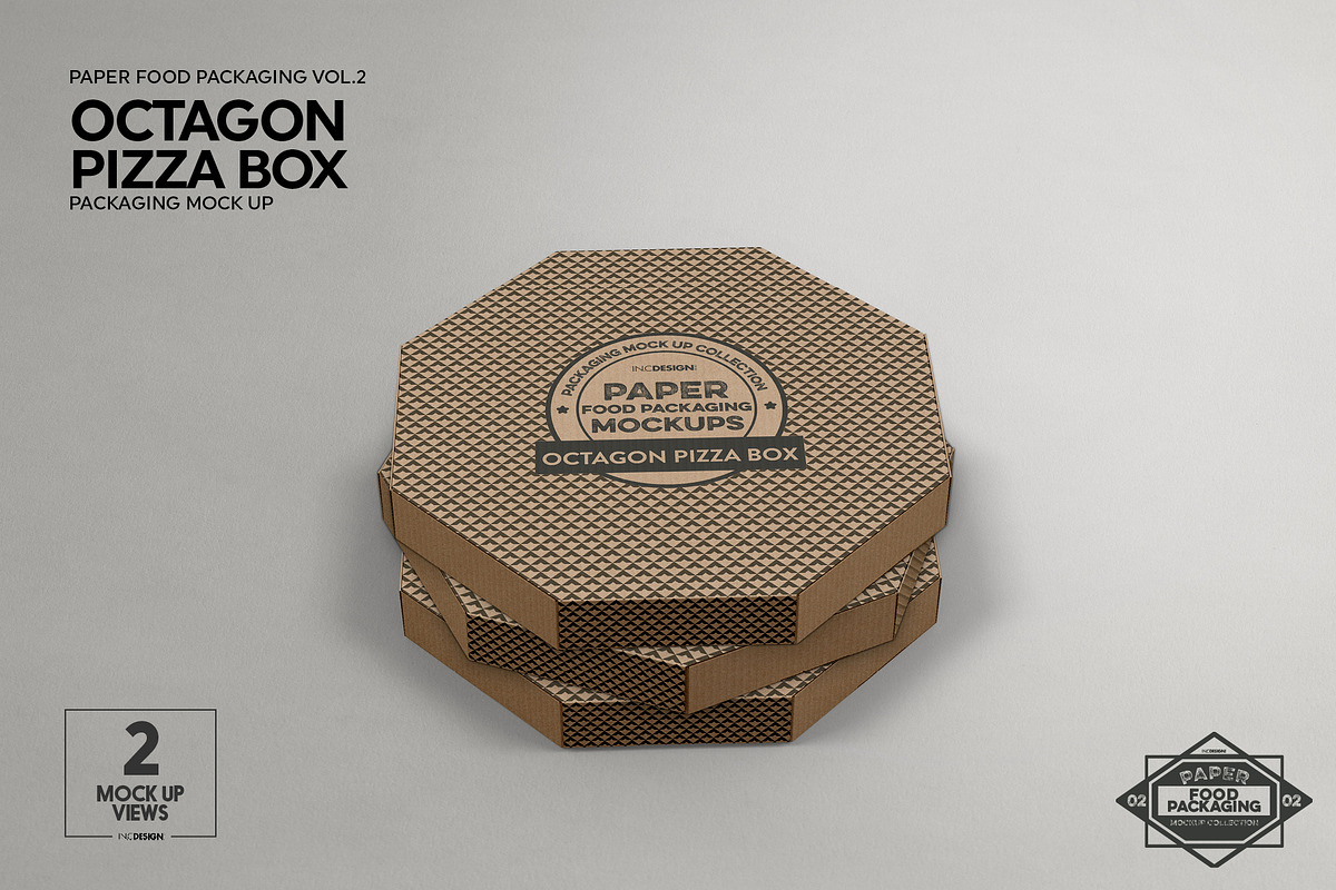 VOL.2 Food Box Packaging Mockups, a Packaging Mockup by INCDesign (Photo 14 of 21)