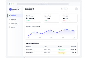 Dashboard view of performance, a Finance Illustration by ZinetroN