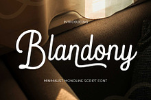 Blandony - Modern Vintage Monoline