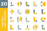 20 Logo Lettering L Template Bundle, a Branding & Logo Template by Acongraphic (Thumbnail 1 of 21)