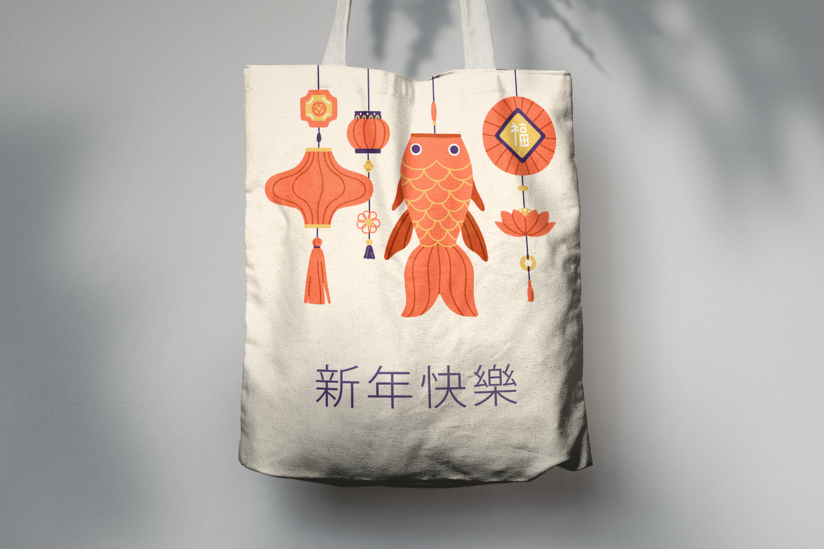 Asian decorations, Chinese ornaments, a Decorative Illustration by Good Studio (Photo 6 of 6)